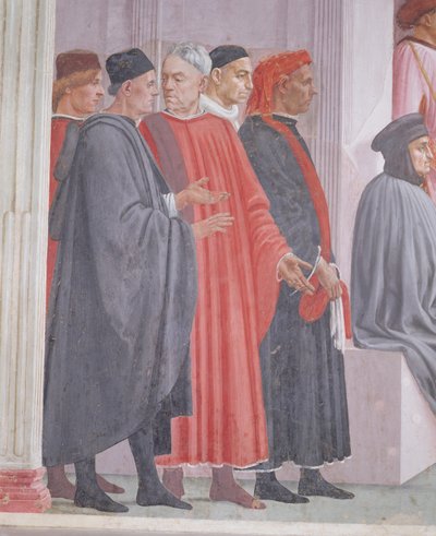 Detail (Raising of the Son of Theophilus and St Peter Enthroned) by Filippino Lippi